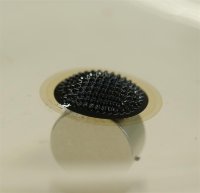 Ferrofluid ueber Scheibenmagnet