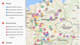 Historische Lernorte interaktive Karte