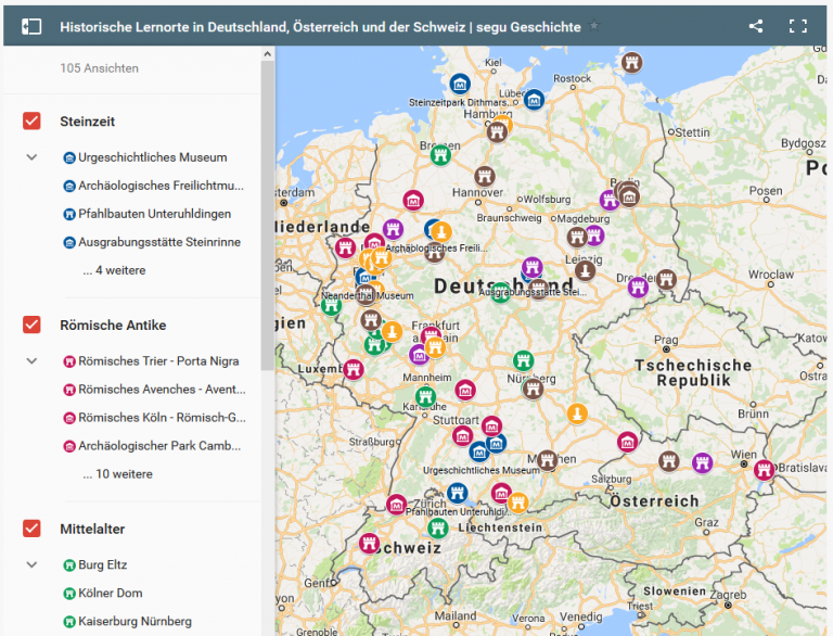 Interaktive Karte Historischer Lernorte › Lehrerrundmail